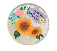 PANGBOER Resistente alle intemperie Rotondo Pathways Pietra Giardinaggio Stepper Passo per Terrazze Cortile e Decorazione Esterna Percorsi Rotondi Pietra