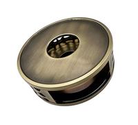 PANGBOER Scalda-tè portatile in acciaio inox 430, riscaldamento sicuro con coperchio estinguente, adatto per teiere e caffè