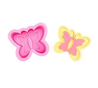 PANGBOER Stampo in silicone a forma di farfalla per cuocere e fare con design antiaderente mousse torta per congelatore e forno uso in forno Cast