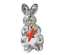 PANGBOER Statua in vetro artigianale decorazione per la casa pasquale figurina d'arte da collezione per tavolo da ufficio ornamento da collezione in vetro artistico