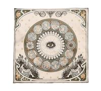 PANGBOER Tovaglia per Arazzo in Tessuto Divinazioni dei Tarocchi con Motivo A Occhi Astrologia E Forniture. Panno Carte dei Tarocchi Altare