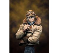 PANGCHENG 1/10 Pilota RFC nella Prima Guerra Mondiale Busto Figura storica Figura in Resina Kit Non Verniciato Non smontato