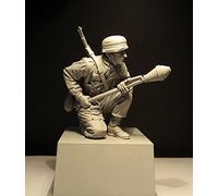 PANGCHENG 1/16 Fallschirmjager Panzerfaust Normandy 1944 Resin Figure soldatini GK WWII Materiale Militare Non patinato Nessun Colore