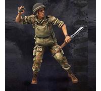 PANGCHENG 1/35 "Huguette Agony (3), French para, DBP'54 Soldatini in Resina GK Tema Militare della seconda Guerra Mondiale Combinazione di Scene Non patinata No c