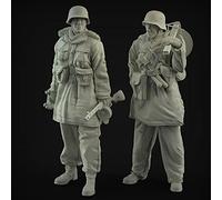PANGCHENG Soldato mitragliere 1/35, Set Panzerknacker, Soldato Modello in Resina GK, seconda Guerra Mondiale, temi Militari, Ki Non assemblato e Non Dipinto