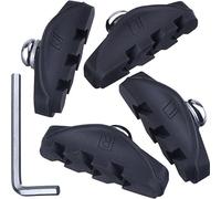 Pangda 2 paia di pastiglie per freni da strada, con strumento di installazione, blocchetti freno a pinza da 50 mm, colore: nero