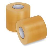 Pangda 2 rotoli di nastro per tappetino da wrestling, 7,6 cm o 10,2 cm, resistente, in PVC, per tappeti, wrestling, grpling, tappeti, copertura per pavimento della palestra (10,2 cm, trasparente)