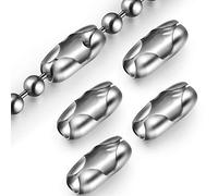 Pangda 20 Pezzi Ricambio Verticale Romano Rullo Cieco Catena a Sfera Corda Clip Connettore (Acciaio Inox)