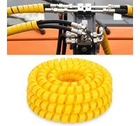 Pangda Cavo per tubo flessibile a spirale da 3,5 m, protezione da 63 cm, manicotto protettivo per tubi idraulici, tubi a spirale resistenti all'abrasione per tubi idraulici, cavi elettrici, automotive