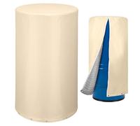 Pangda Copertura rotonda per serbatoio a pressione, isolamento in foglio di alluminio isolato, 71 x 15 °C, copertura per serbatoio a pressione, 600 D, invernale, ispessita, a 3 strati, resistente alle