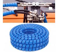 Pangda Protezione per cavo flessibile a spirale da 6,3 m, resistente, manicotto protettivo per tubi idraulici, resistente all'abrasione, per tubi idraulici, cavi elettrici, automotive