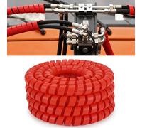 Pangda Protezione per cavo flessibile a spirale da 6,5 m, resistente, per tubi idraulici, tubi a spirale resistenti all'abrasione per tubi idraulici, cavi elettrici, automotive