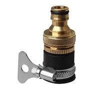 Pangocho Jinchao-Accessori per Tubi d'ottone, 1/2 "3/4" Filettatura Universale Rapida Giardino Rubinetto della Cucina Rubinetto Portagomma Fitting Adapter connettore, Ottone, Riparazione raccordi