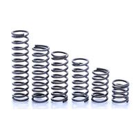 Pangocho Jinchao-Molla di Compressione, 10PCS Pressione della Molla, Molla di Compressione, Wire Dia1.2mm Esterno dia10mm Intera, 10 15 20 25 30 35 40 45 50 Millimetri ，Non Si deforma Facilmente