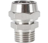 Pangocho Raccordi for tubi flessibili for PC Raccordi pneumatici in rame Raccordo aria OD 4 6 8 10 12mm Filettatura 1/8 3/8 1/2 "1/4" BSP Connettore rapido(10mm,1/4")