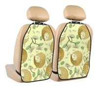 Pangolini e margherite,2 pezzi Tappetini per sedili auto Protezione per sedili posteriori Organizer per sedili posteriori durevoli