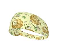 Pangolini e margherite,Fascia elastica per capelli multiuso unisex, fascia antisudore sportiva