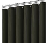 PANGSINNE Tenda da doccia impermeabile in tessuto a nido d'ape, 256 g/m², resistente, spessa, tenda da doccia per bagno, hotel spa, tende da doccia moderne di lusso con 12 ganci in metallo, 72 x 78