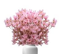 pangutheos Fiori di Ciliegio, 4 Pezzi Fiori Artificiali di Ciliegio Fiori Finti per Decorazioni con 37 Teste di Fiori per Feste Matrimoni Casa Decorazioni