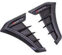 PANGUYN 2 Pezzi Spoiler Canard Paraurti Anteriore per Fiat Tipo Kombi 358 I 2016-2020, Protezione Paraurti Splitter Winglets Fibra di Carbonio Spoiler Veicolo