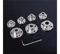 Pangyoo 1 pz 45 Giunto in acciaio da 3mm a 10mm Foro Giunto a flangia rigida Giunto for albero di guida del motore Connettore motore(6mm)