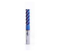 Pangyoo 4mm 8mm Gambo HRC65 CNC Frese in metallo duro 4 Flauto Tungsteno Macchina Taglierina Strumenti Metallo Acciaio Chiave Faccia Piazza Router Bit Fresa in metallo duro(10X60X10X150)