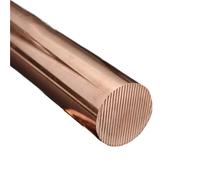 Pangyoo Barra di rame T2, barre di rame rotonde solide, diametro 10 mm, 12 mm, 16 mm, 18 mm, 20 mm, materiale for l'artigianato(40mm)