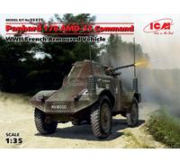 Panhard 178 Amd-35 Command, WWII French Armoured Vehicle 1:35 Plastic Model Kit