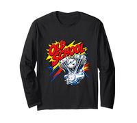 Panhead Old School Moto Engine V-Twin Biker Art Maglia a Manica