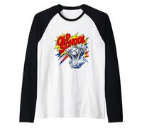 Panhead Old School Moto Engine V-Twin Biker Art Maglia con Maniche Raglan