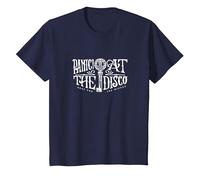 Panic! At The Disco - Logo Chiave Teschio Maglietta, Bambini, Navy, 3 Anni