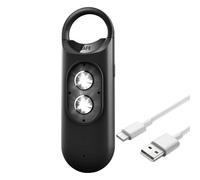 Panic Siren - Compact Loud Alert Tool for Self Protection | Lightweight ABS Housing with Flashing Light, Keychain Noise Device, Jogging Commuting for Camping Students Family