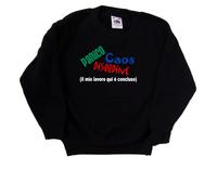 Panico Caos Disordine Felpa Bambino Simpatica