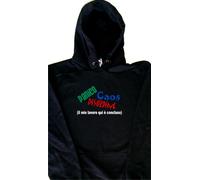 Panico Caos Disordine Felpa con Cappuccio Simpatica