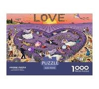 Panico delle api di lavanda della Provenza Puzzle in Legno Impermeabile Puzzles Da 1000 Pezzi Regali Per Adulti Sfidanti E Rompicapo Per Decorazioni Domestiche