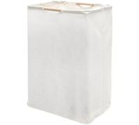 Panier à linge pliable de 60 litres avec poignée, sac à linge et panier à linge pliable pour salle de bains, vêtements sales et articles de ménage familiaux