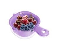 Panier De Vidange De Cuisine, Panier De Vidange Double Couche - Petit Panier Égouttoir Double Couche De Cuisine - Petit Panier Égouttoir À Légumes Avec Poignée, Bol D'égouttage Pour Baies Et Raisins