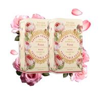 Panier des Sens Sapone Solido Rosa 2x150g - Sapone Solido Corpo e Mani - Saponetta alla Rosa 97% di Ingredienti Naturali - Realizzato in Francia secondo l’autentica tradizione marsigliese