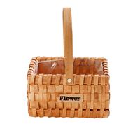 Paniere Cesta Legna Cestino Della Disposizione Floreale Portaoggetti