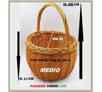 PANIERE CESTINO PER BALCONE VIMINI DI QUALITA' - PICCOLO MEDIO GRANDE 8 2024