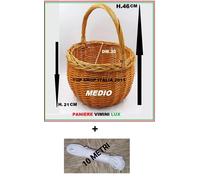 PANIERE CESTINO PER BALCONE VIMINI DI QUALITA' - PICCOLO MEDIO GRANDE 8 2024