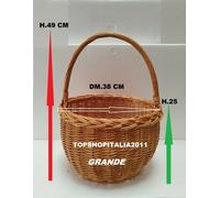 PANIERE CESTINO PER BALCONE VIMINI DI QUALITA' - PICCOLO MEDIO GRANDE 8 2024