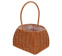 Paniere Del Mercato Degli Agricoltori Cestino Vimini Di Plastica