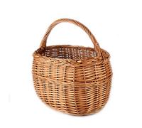 Paniere in Rattan, cestino in vimini, cesto portabottiglie, funghi, fili intrecciati, 38/26/25 - 42 cm Stabile, Cesto di vimini K1 - 008