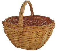 PANIERE VIMINI SMALL RACCOLTO FRUTTA VERDURA ORTO 23x19 h14