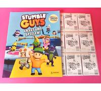 PANINI ALBUM EMPTY+ FULL SET STICKERS STUMBLE GUYS 2024 (AN6)