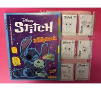 PANINI ALBUM VUOTO + SET COMPLETO DISNEY STITCH SUPER SCRAP BOOK (AN7)