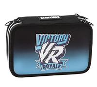 Astuccio Corredo 3 Zip Sporty Victory Fortnite con Penna Frixion