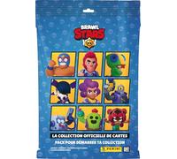 Panini- Brawler Brawl Stars Trading Cards Starter-Pack 1 Raccoglitore + 2 Tasche + 1 Biglietto Edizione Limitata, BSTCGSP