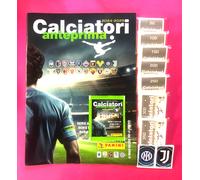 PANINI CALCIATORI ANTEPRIMA 2024 2025 ALBUM + SET 1/360 COMPLETO + BUSTINA MINT
